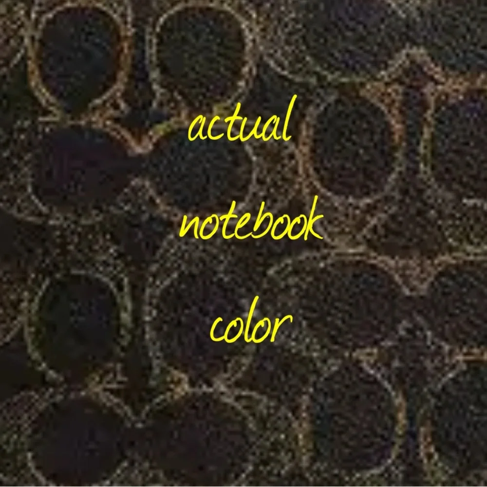 Coach Loved Signature Canvas Notebook